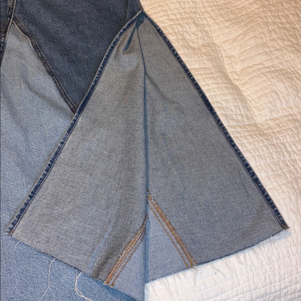Levi's Blue Denim Maxi Skirt - Picture 11 of 12